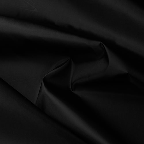 Taffetas de soie - doublure en polyester Oeko-Tex® - noir