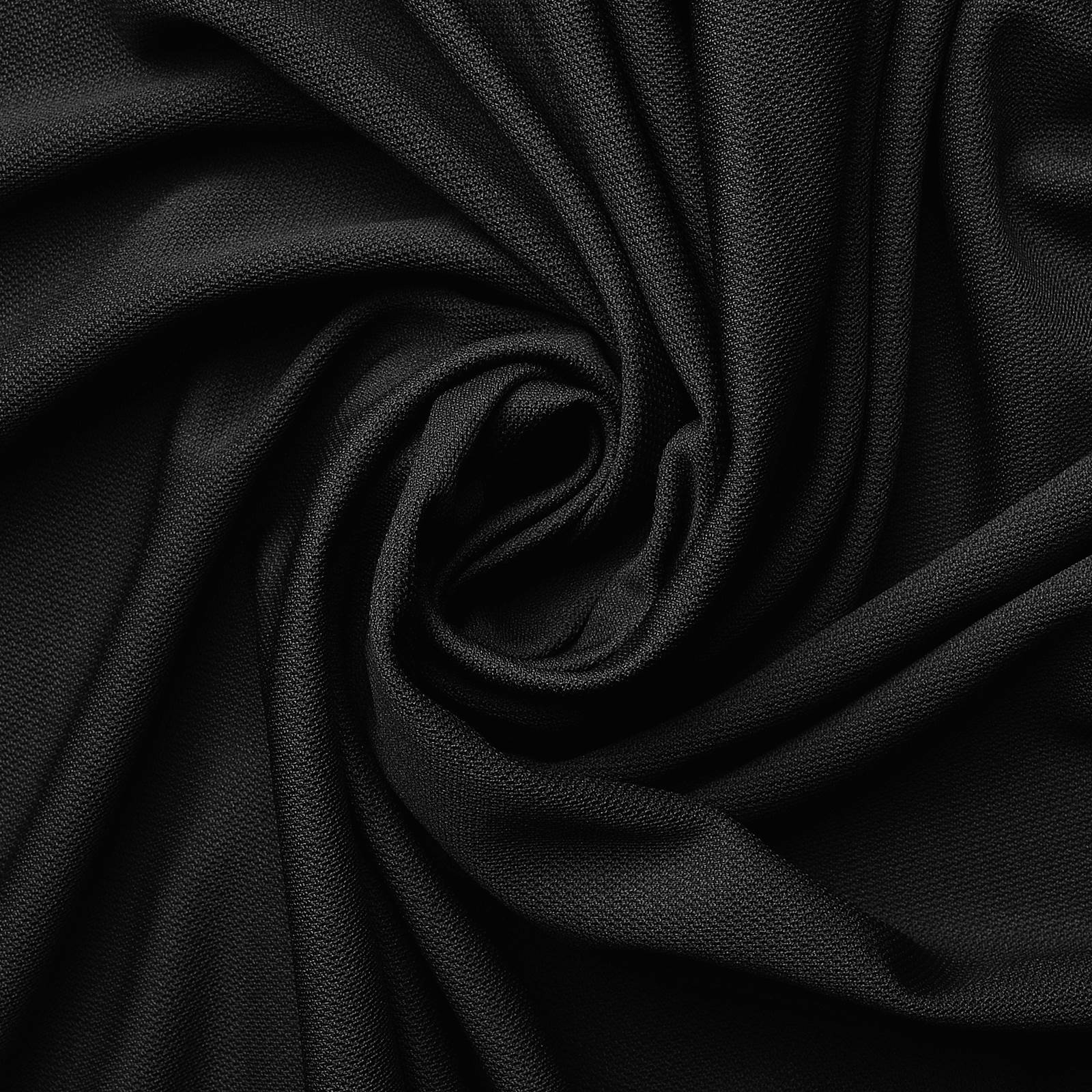 COOLMAX® Light - Jersey fonctionnel à structure fine - noir
