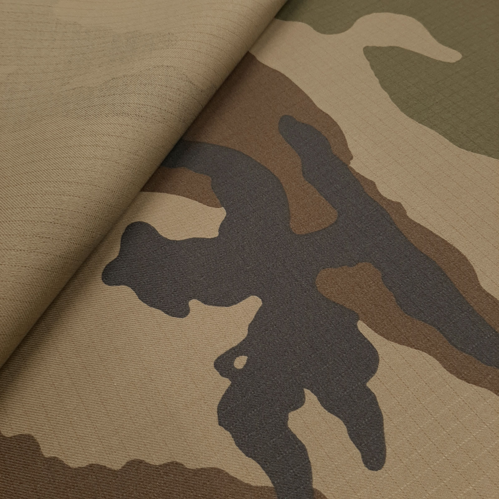 Aramid France Camouflage - Imprimé de camouflage Ripstop avec UPF 50+