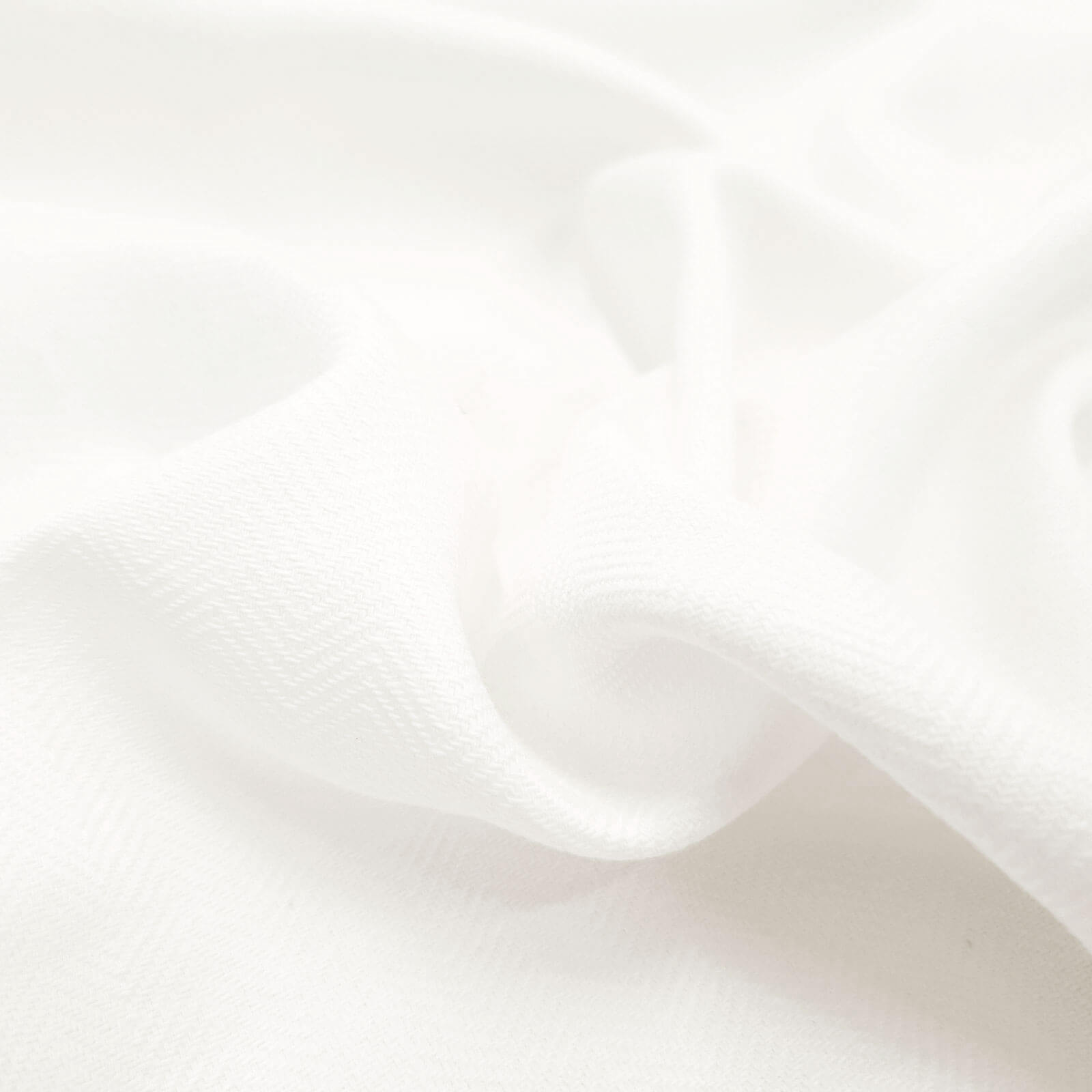 Fritz - Tissu en lin avec motif à chevrons-Crème-Blanc