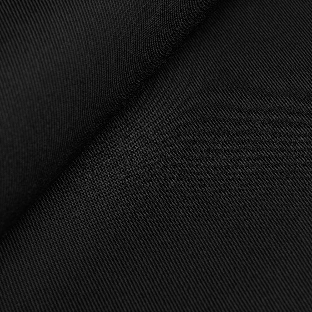 Franziska - étoffe de laine / tissu uniforme (noir)