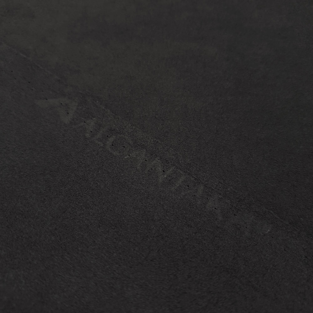 Alcantara® - Cuir synthétique velours - Noir