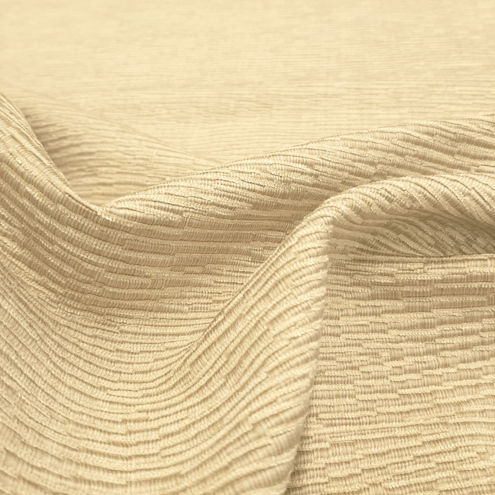 Sahco® Costes - Tissu d'ameublement design / tissu d'ameublement avec soie – Beige
