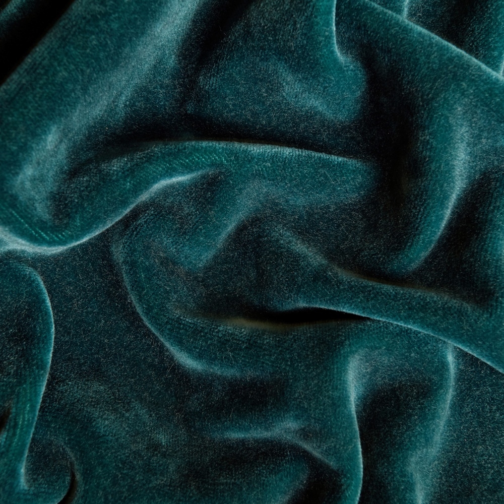 JAB Anstoetz Excellence - Tissu d'ameublement - Tissu pour rideaux - Pétrole