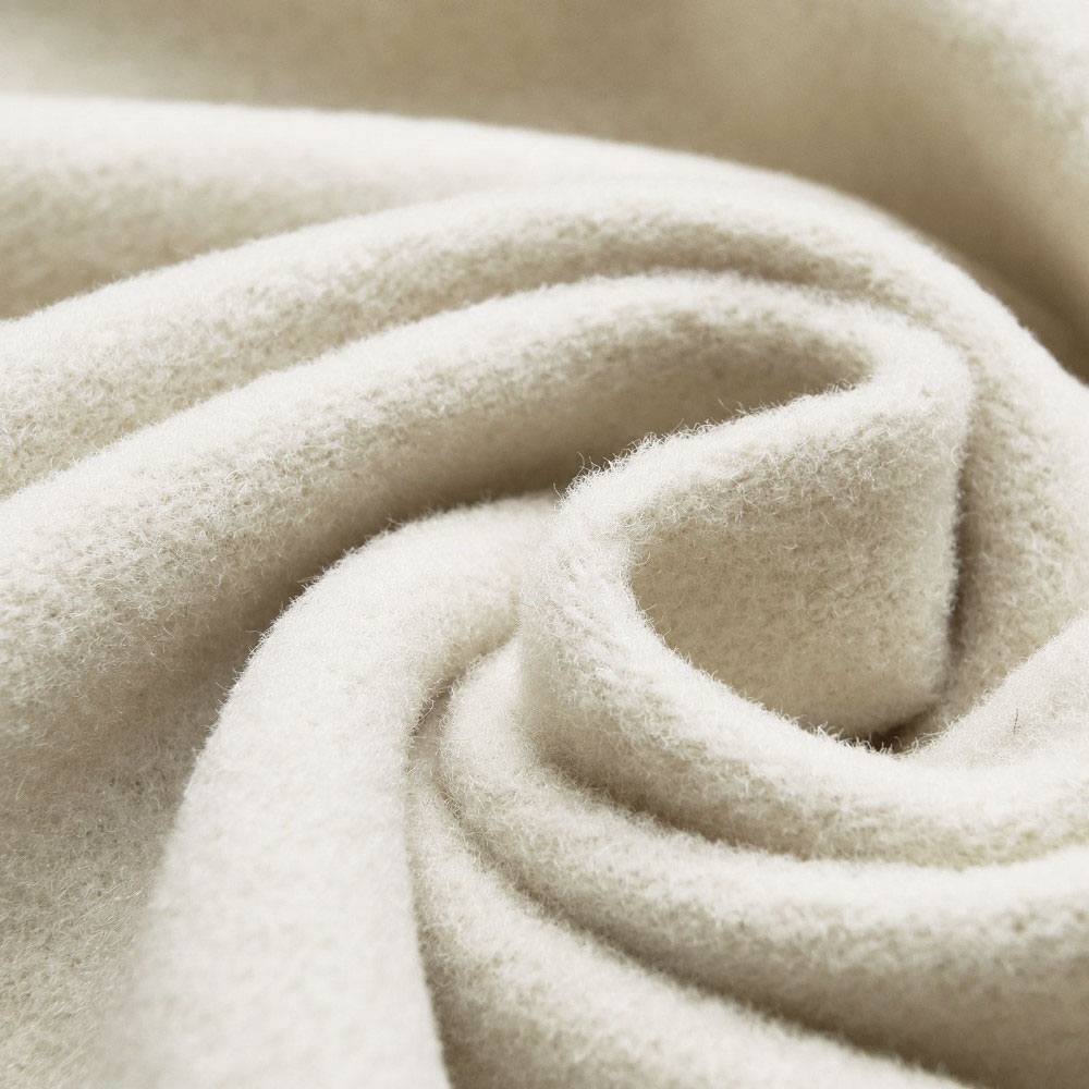 Siegfried tissu en laine - blanc