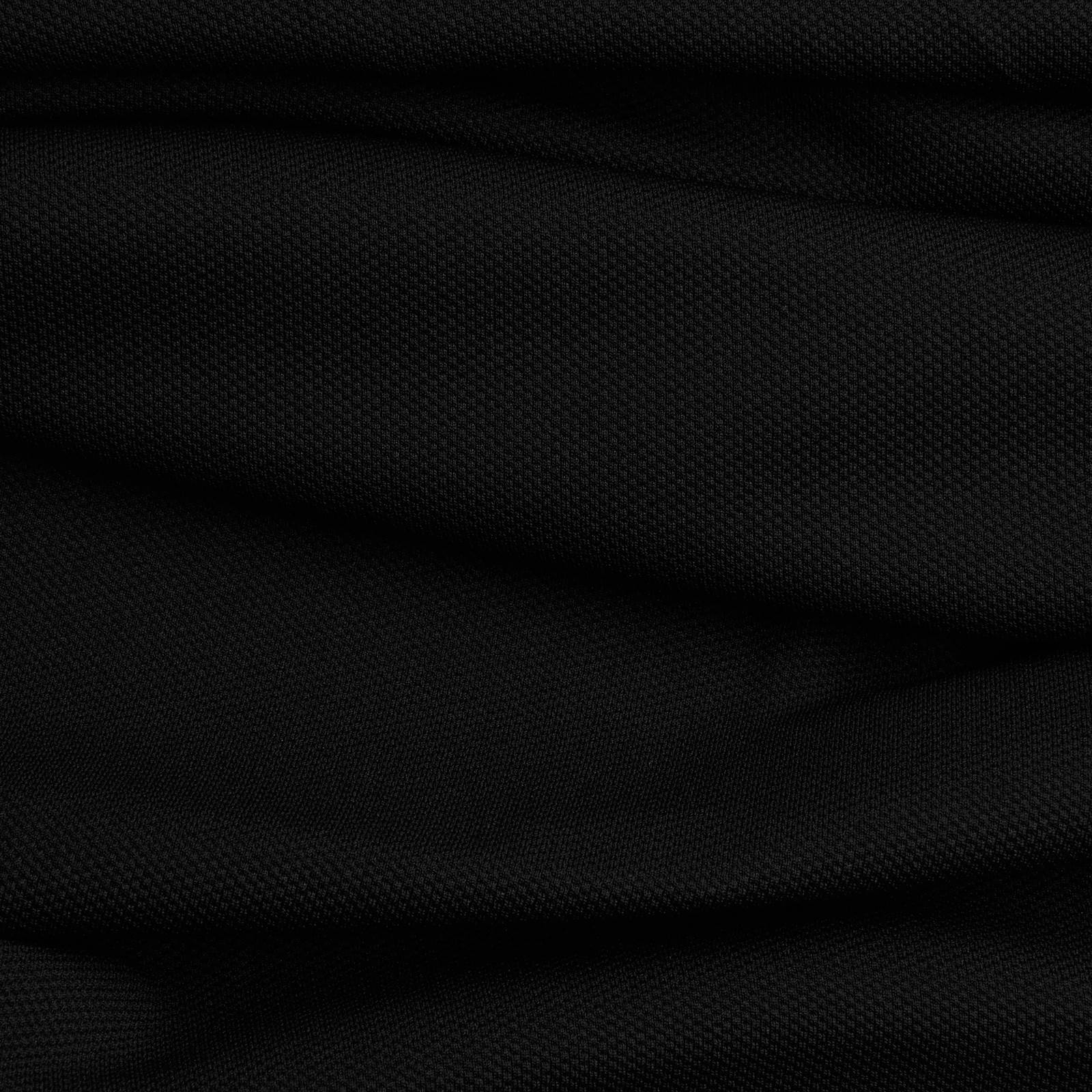 Coolmax® Piqué - Tissu fonctionnel bi-élastique - noir