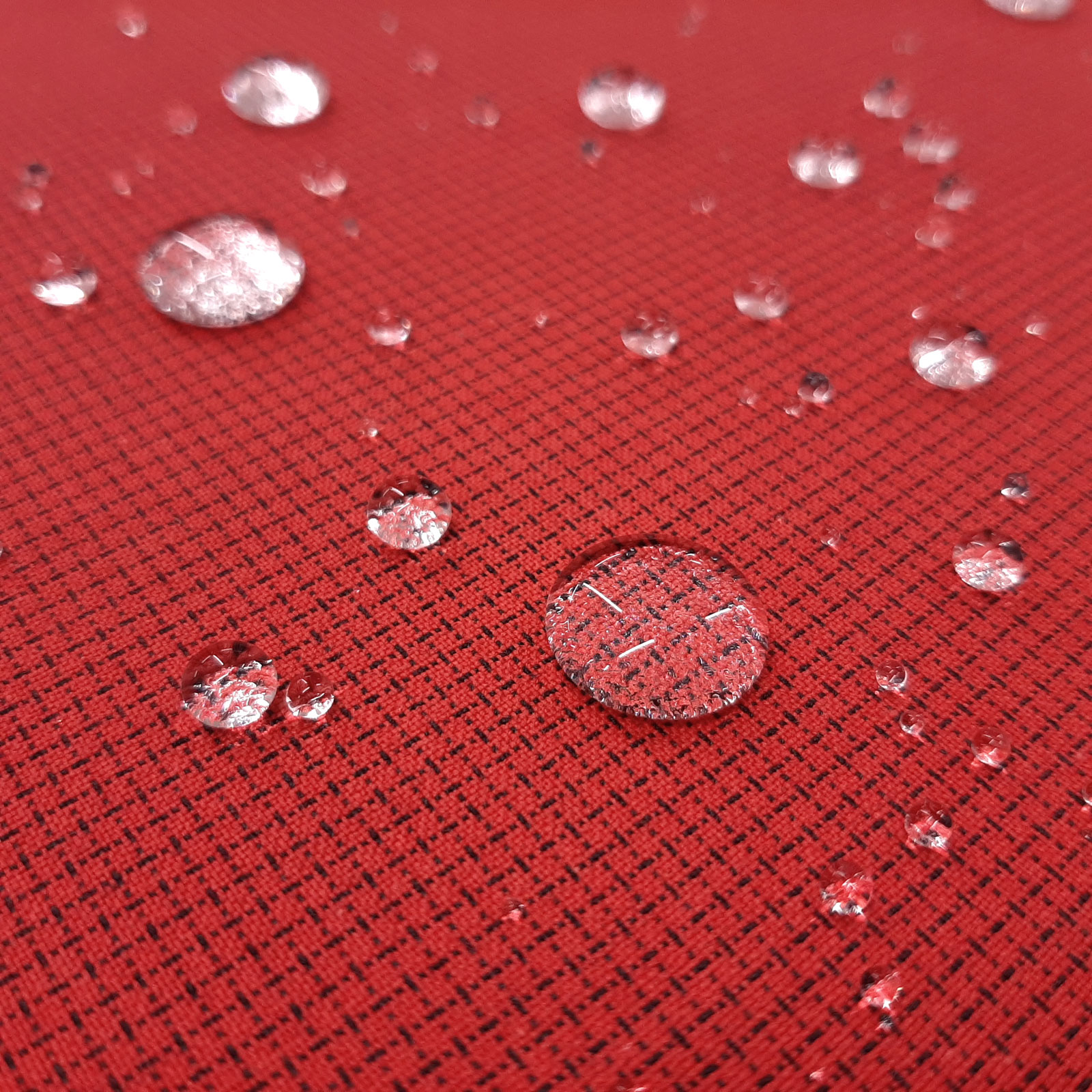 Cleo - Softshell avec carreaux tissés - ignifugé - rouge