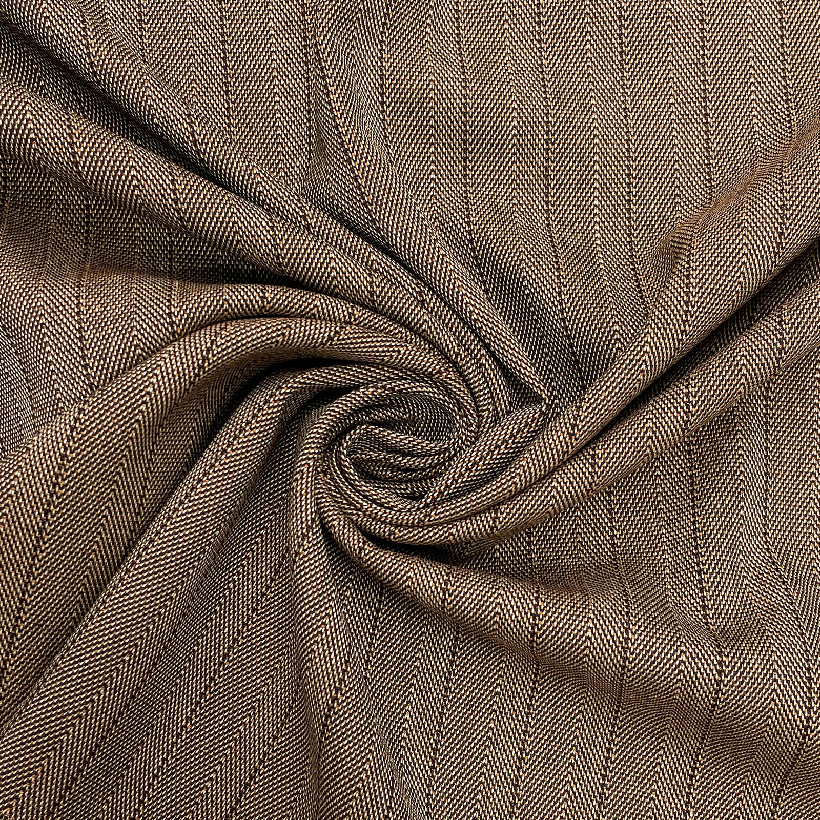 Dora tissu de laine - marron