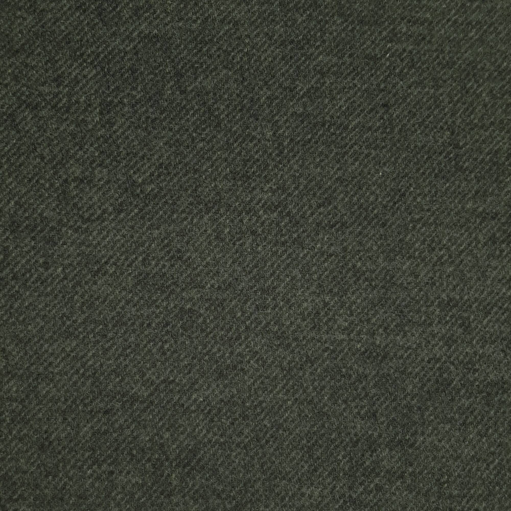 Konrad - Tissu en laine tissé - Moss Black Melange