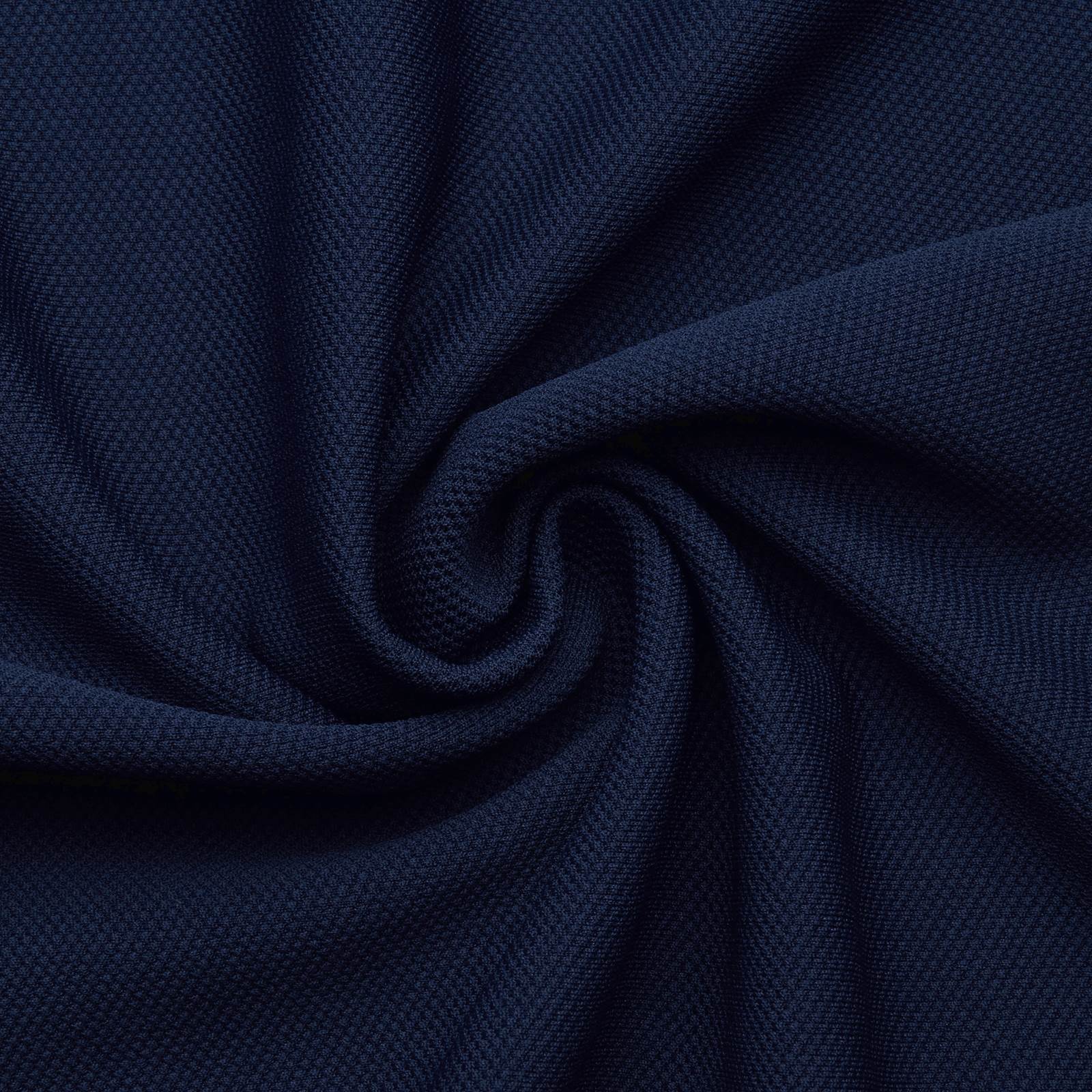 Coolmax® Piqué - Tissu fonctionnel bi-élastique - bleu marine