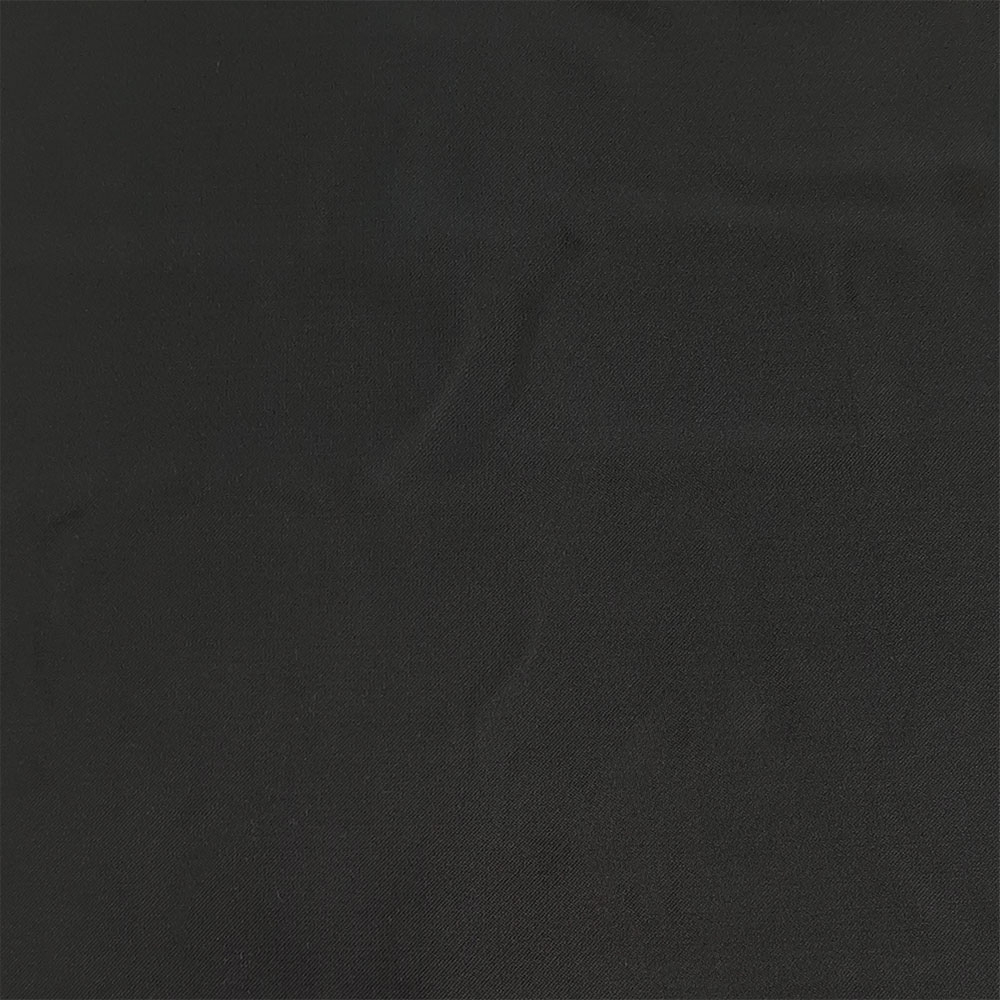 Satin Julie - Tissu élégant pour vêtements - Noir