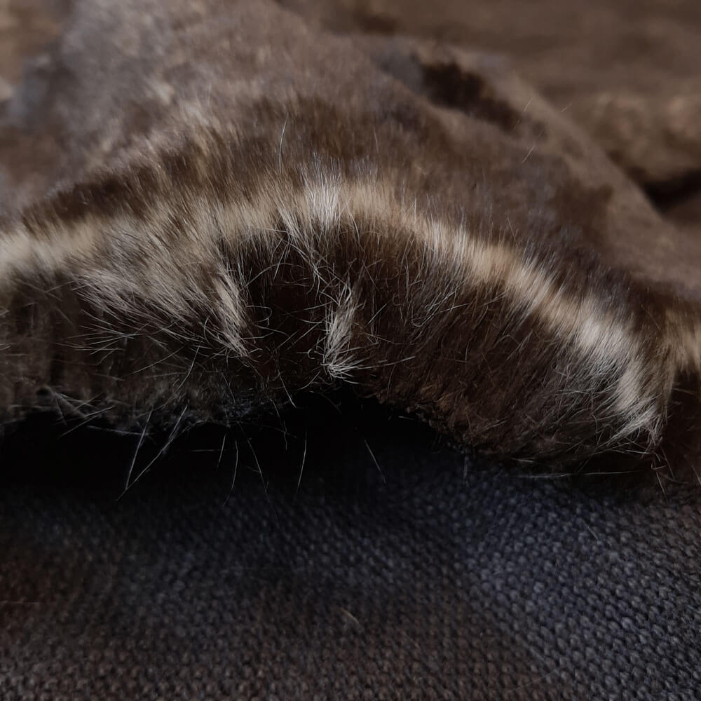 Fourrure tissée de wombat - imitation fourrure tissée - par 10cm