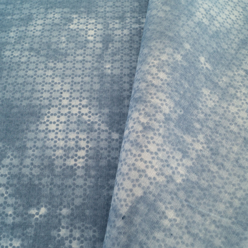 Tissu de coton Baticus - Bleu clair
