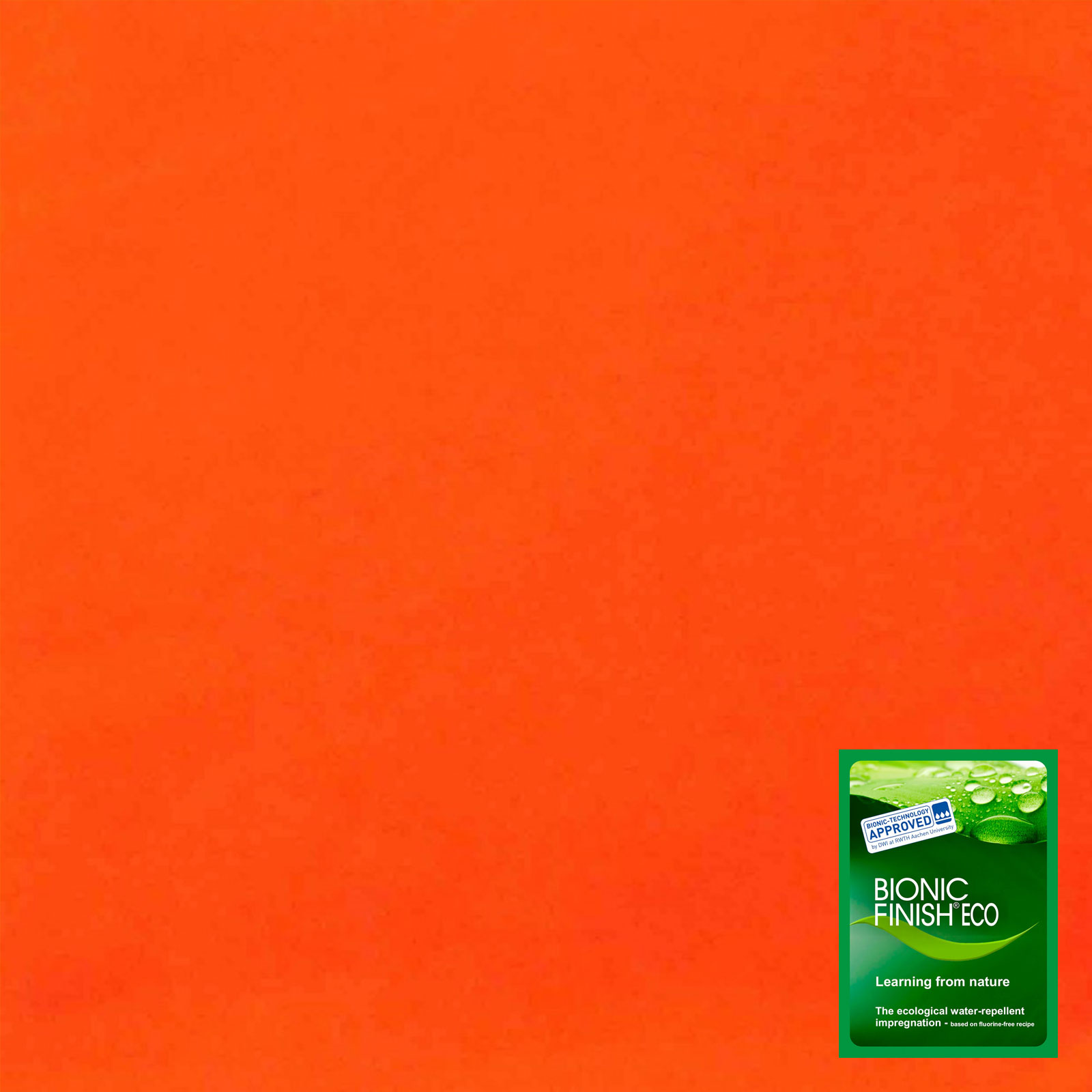 Peach Couleurs fluorescentes (EN20471) - Tissu d'extérieur avec imprégnation - Orange Fluo/Néon