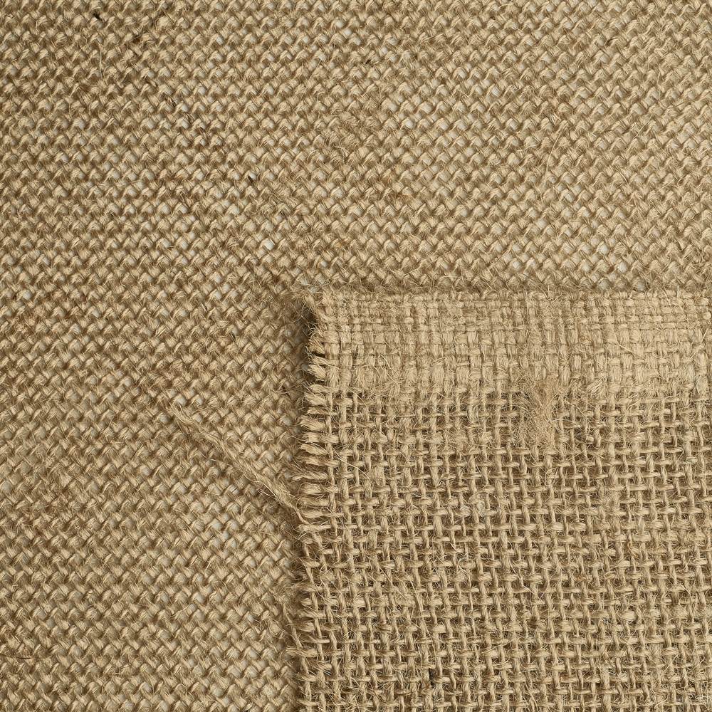 Jordi - tissu de jute décoratif - rouleau de tissu 50m