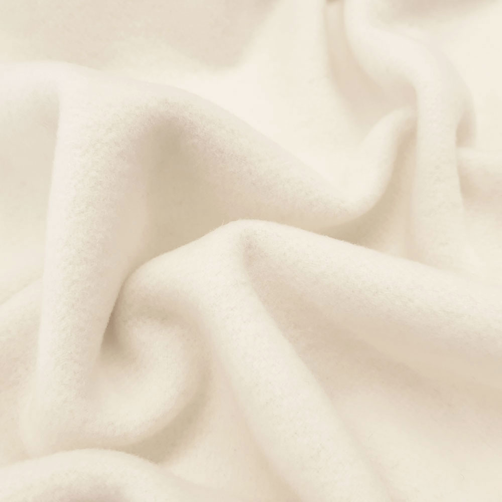Mountain - Tissu cachemire, laine pour manteaux - Nature Ecru