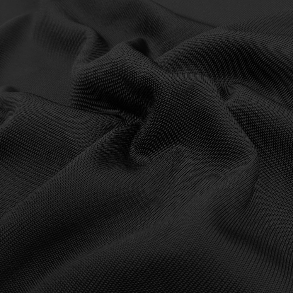 Poignets - Tissu tubulaire - Soan - Noir - par 10cm