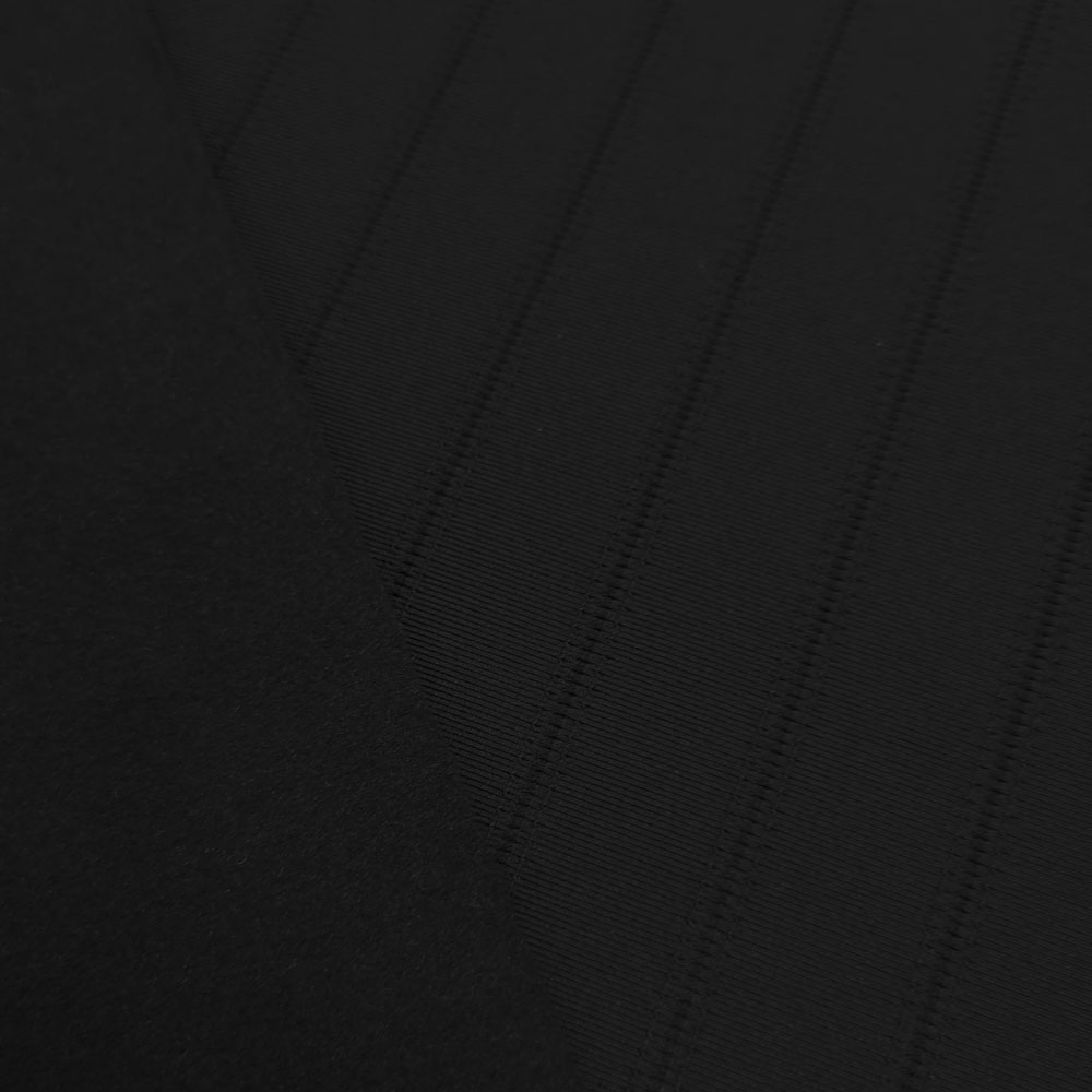 Flynn - Jacquard Softshell - Rayures horizontales - Noir