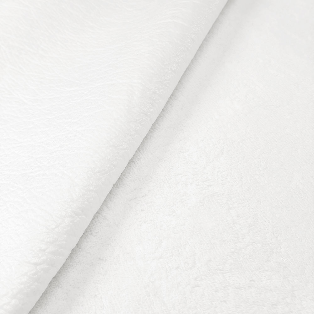 Dinko - Tissu éponge coton avec barrière anti-humidité - 1B Ware - Blanc 