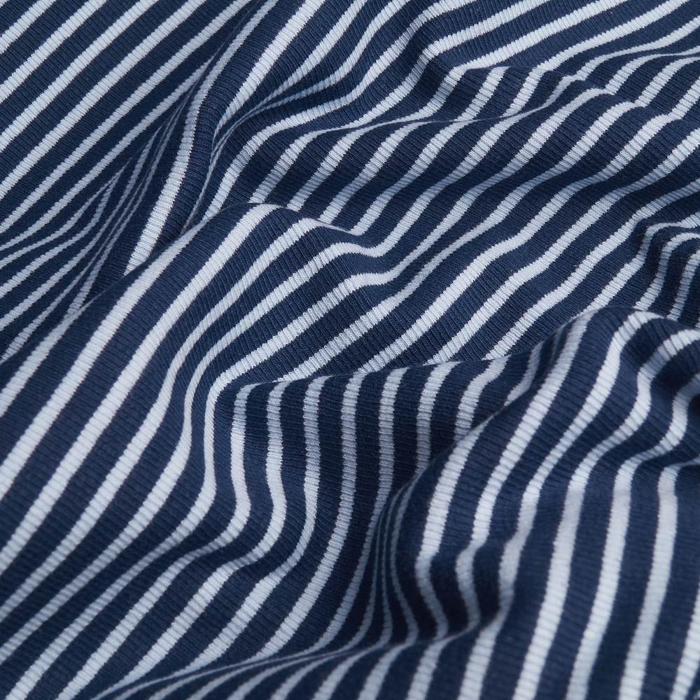 Fynn ceinture tricotée rayée (bleu clair/marine) par 10 cm