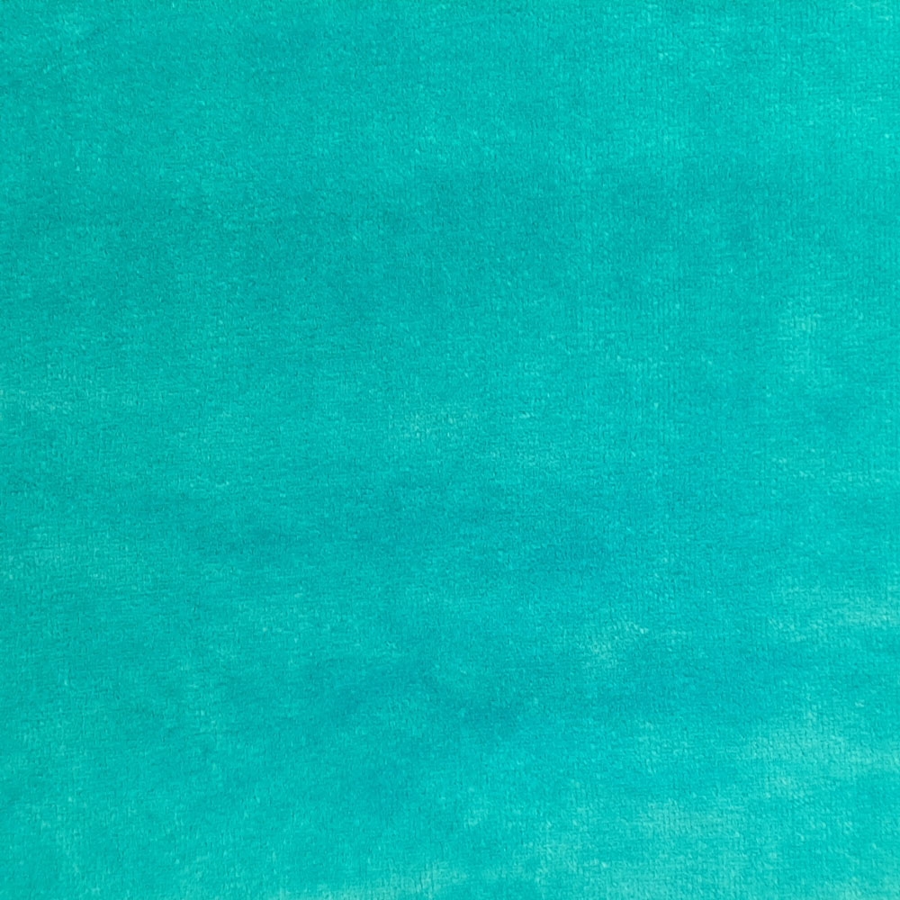 Samia - Tissu velours - Turquoise