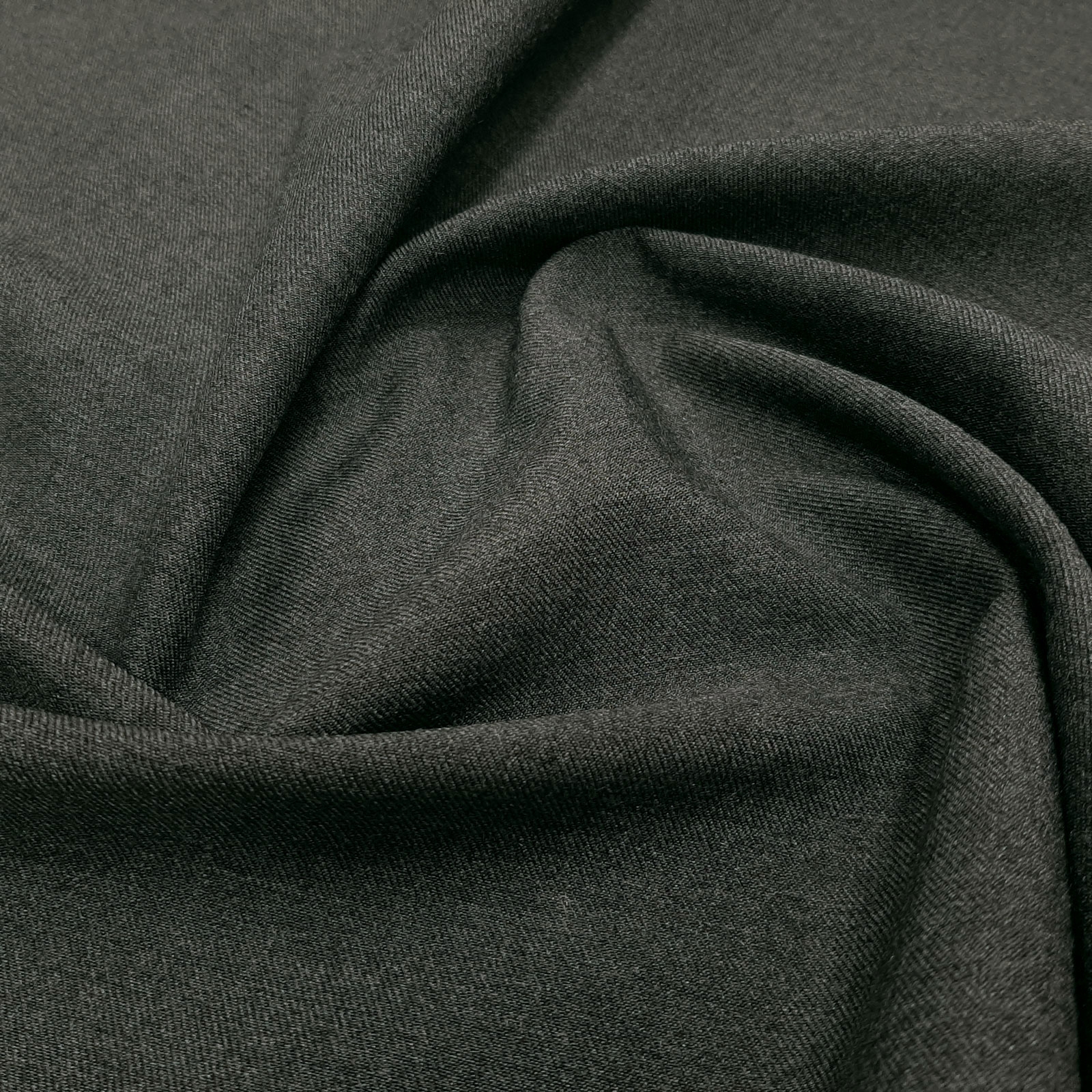 Zafer - Tissu d'ameublement en laine aramide - ignifugé - gris foncé-mélange